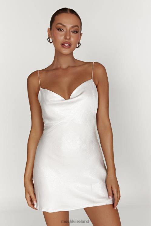 Meshki Rhea Cowl Mini Dress Clothing Pearl 6DX22591