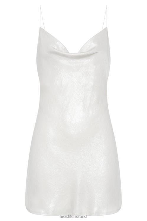 Meshki Rhea Cowl Mini Dress Clothing Pearl 6DX22591