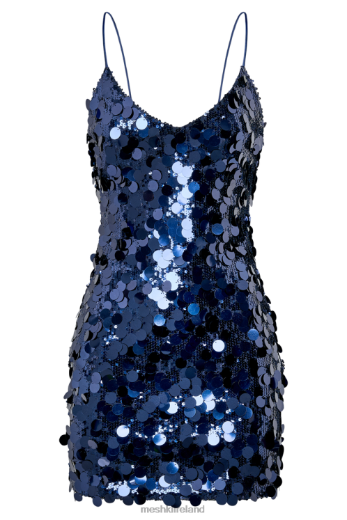 Meshki Romilly Sequin Mini Dress Clothing Midnight Navy 6DX22389