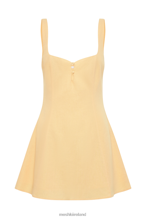 Meshki Tandie Linen Flare Mini Dress Clothing Mango 6DX22394