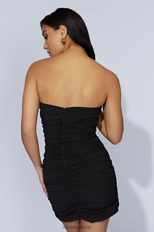 Meshki Victorie V-Hardware Mini Dress Clothing Black 6DX22636