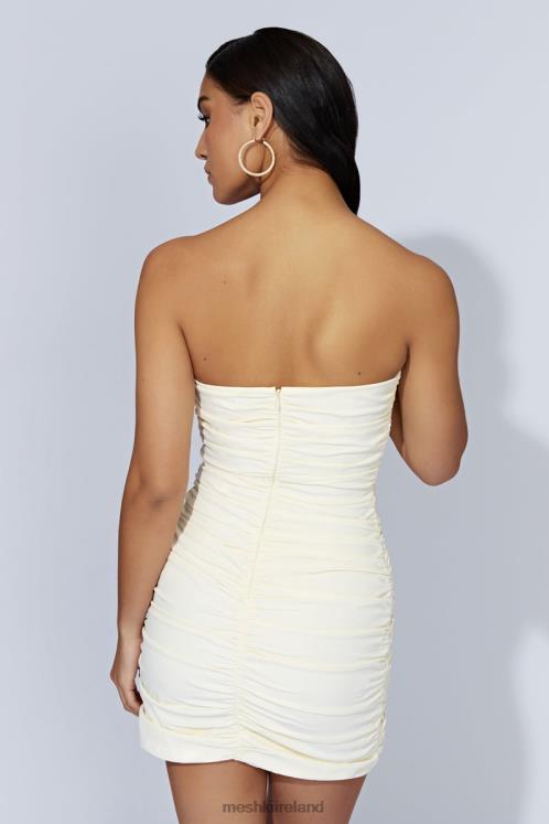 Meshki Victorie V-Hardware Mini Dress Clothing Bone 6DX22641