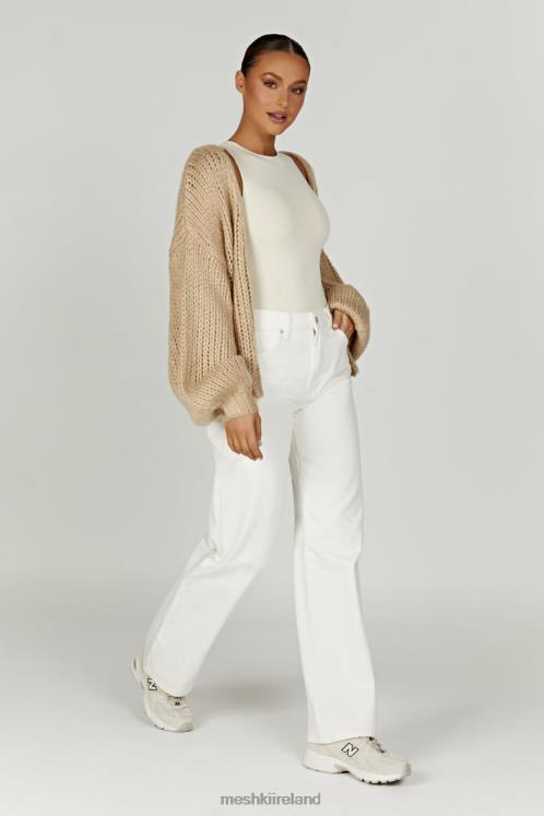 Meshki Irina Chunky Knit Cardigan Clothing Taupe 6DX221627