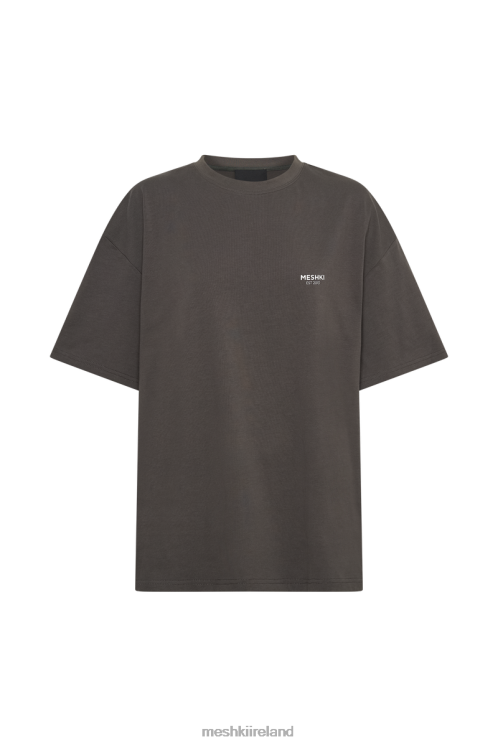 Meshki Jaimie Oversized Tee Clothing Dusk Black 6DX22807