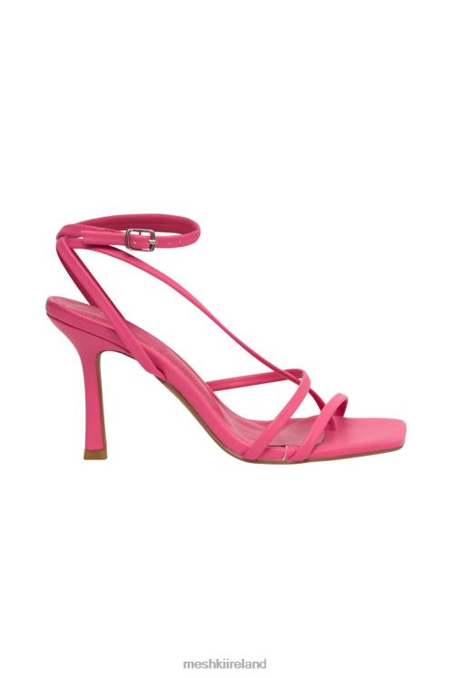 Meshki Brandy Ankle Strap Heels Footwear Pink 6DX221681