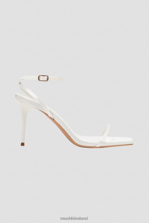 Meshki Fleur Thin Strap High Heel Footwear Ivory 6DX221663