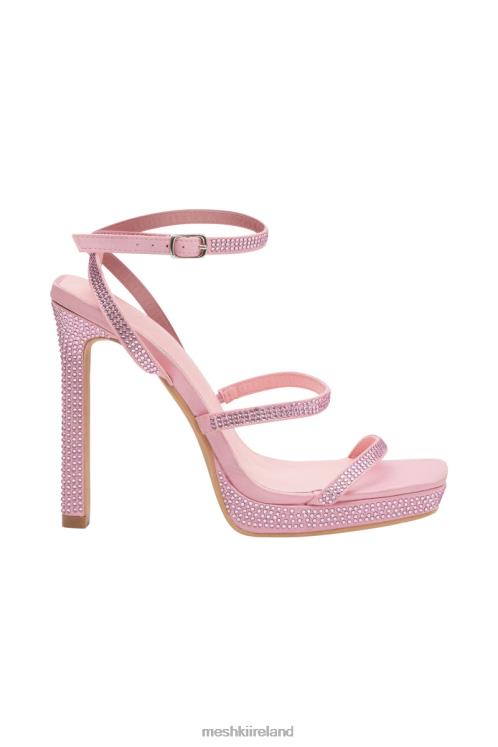 Meshki Holland Diamante Heels Footwear Blush Pink 6DX221684