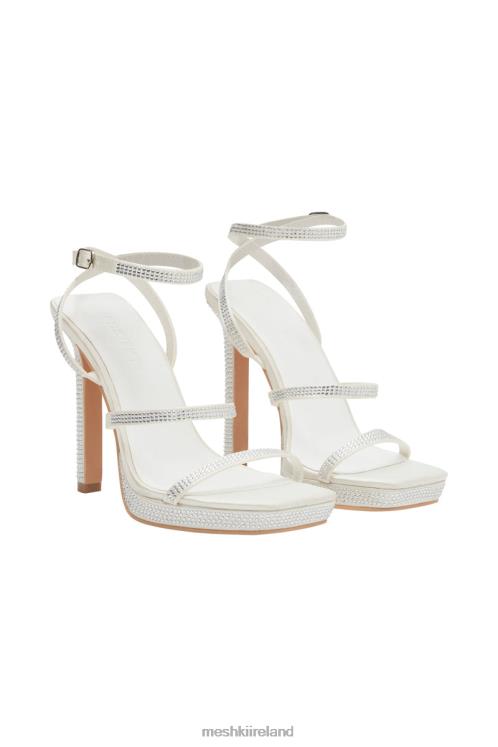 Meshki Holland Diamante Heels Footwear Ivory 6DX221682