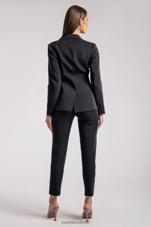 Meshki Helda Fitted Cinched Waist Blazer Clothing Black 6DX221622