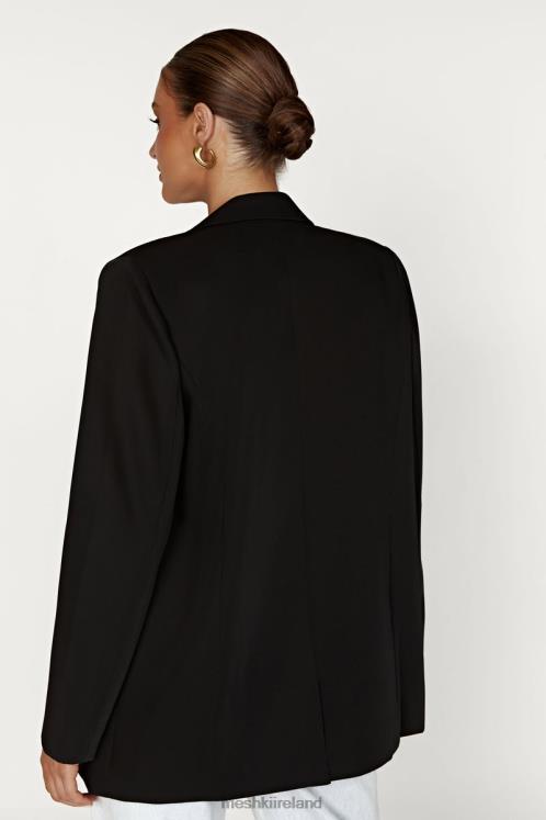 Meshki Madison Oversized Blazer Clothing Black 6DX221645