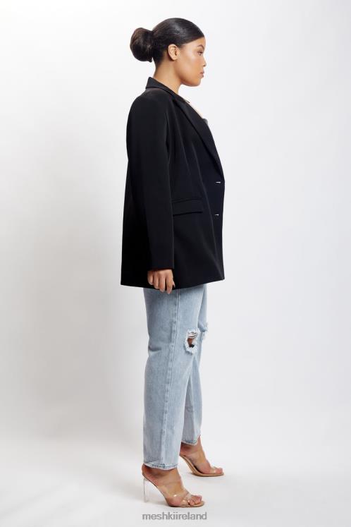 Meshki Madison Oversized Blazer Clothing Black 6DX221645