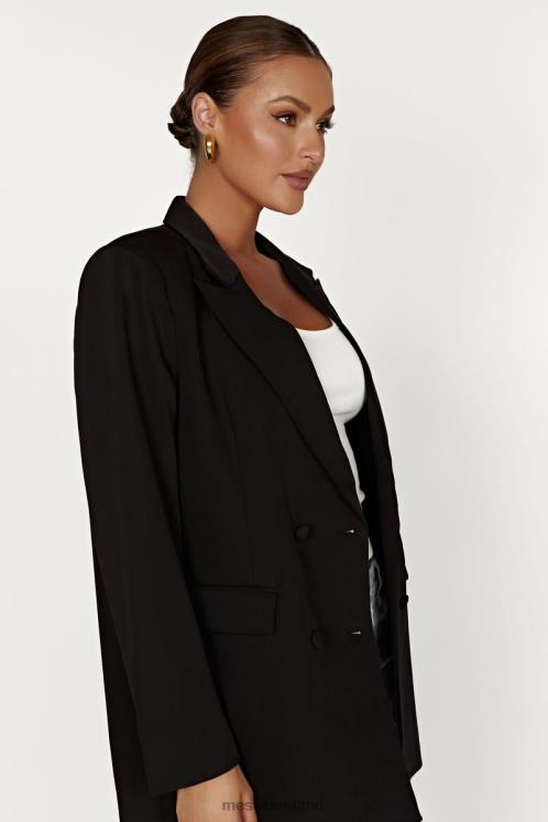 Meshki Madison Oversized Blazer Clothing Black 6DX221645