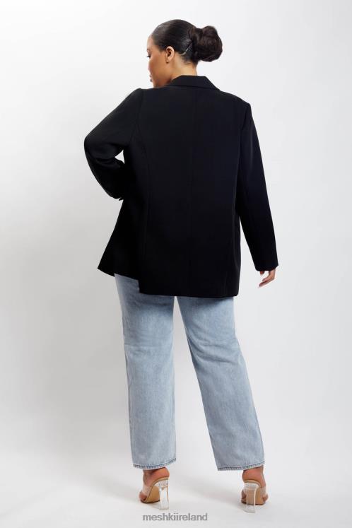 Meshki Madison Oversized Blazer Clothing Black 6DX221645