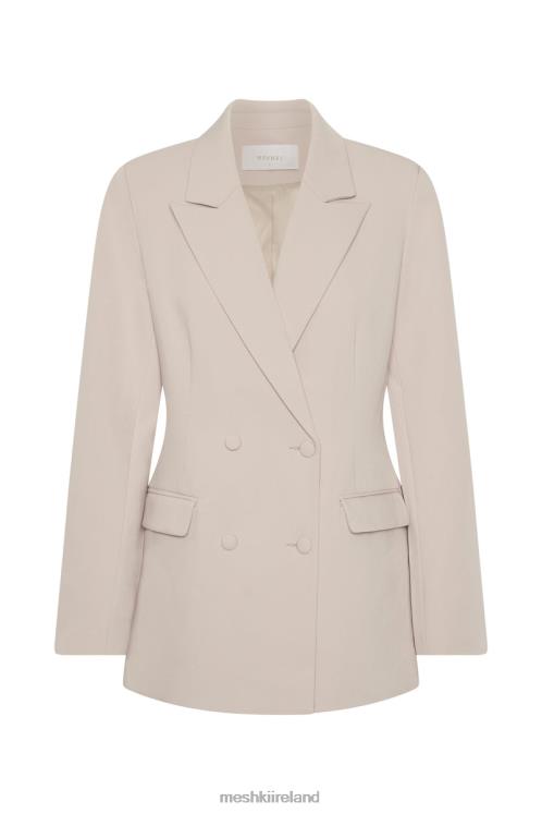 Meshki Rosana Oversized Cinched Blazer Clothing Wheat 6DX221657