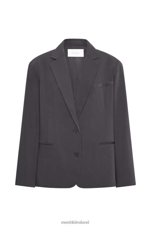 Meshki Simone Oversized Blazer Clothing Charcoal 6DX221639