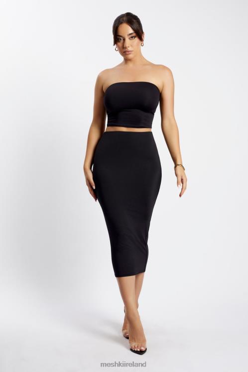 Meshki Dakota Tube Top Clothing Black 6DX22928