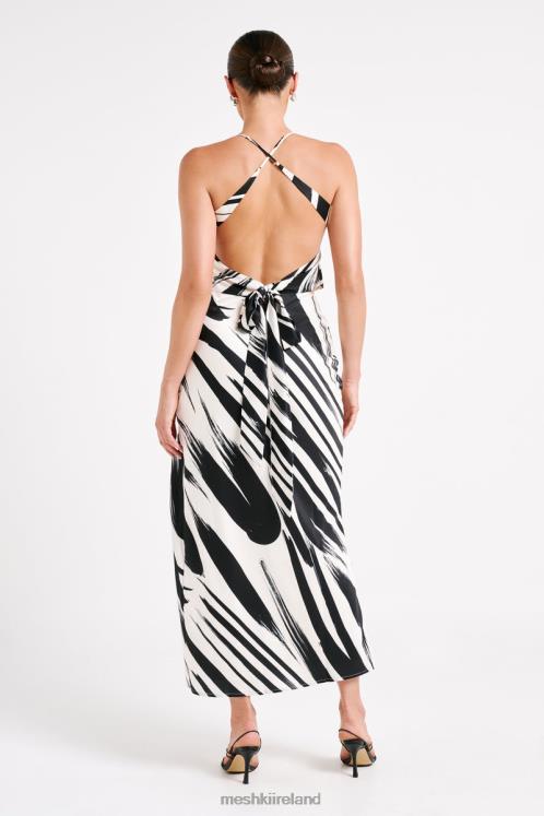 Meshki Felicia Printed Halter Top Clothing Abstract Print 6DX22753