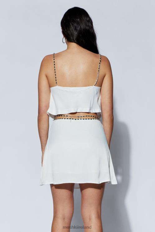 Meshki Havva Diamante Top Clothing White 6DX221091