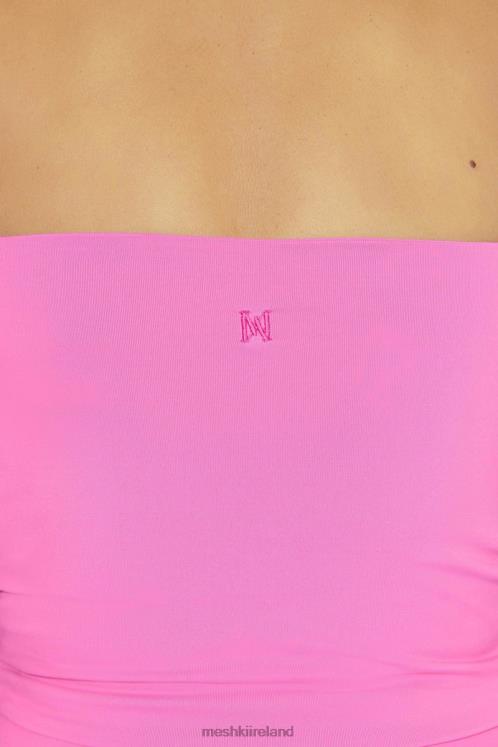 Meshki Kaitlyn Sweetheart Thin Strap Top Clothing Bubblegum Pink 6DX22977