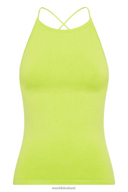 Meshki Kelly Long Line Top Clothing Fresh Green 6DX221063