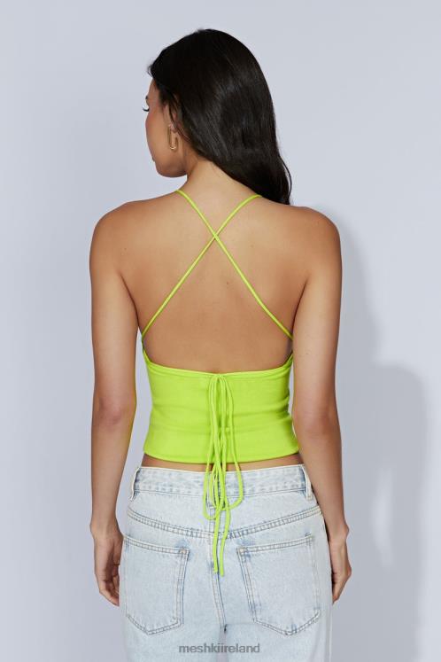 Meshki Kelly Long Line Top Clothing Fresh Green 6DX221063