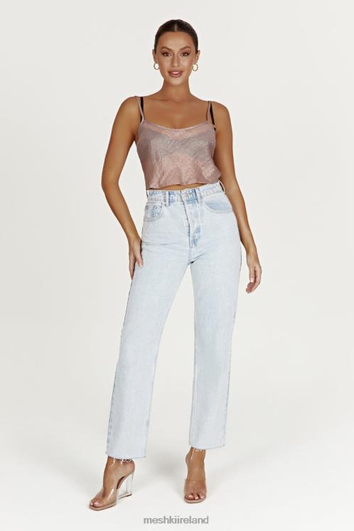 Meshki Kiana Iridescent Camisole Clothing Taupe 6DX221027