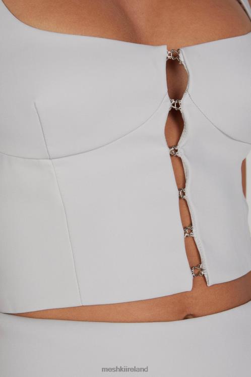 Meshki Lainey Hook And Eye Top Clothing Grey 6DX221210