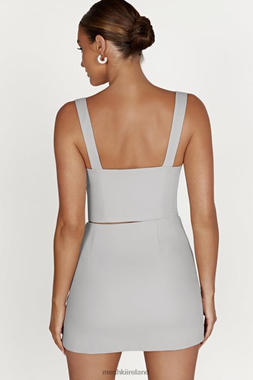 Meshki Lainey Hook And Eye Top Clothing Grey 6DX221210