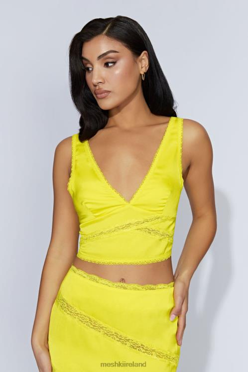 Meshki Monet Lace Top Clothing Fresh Green 6DX221089