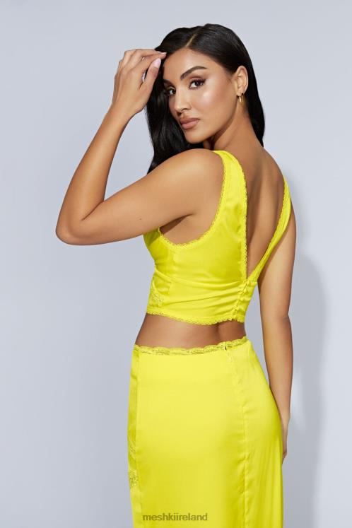 Meshki Monet Lace Top Clothing Fresh Green 6DX221089