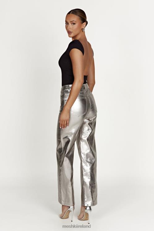 Meshki Reyna Recycled Nylon Longline Top Clothing Black 6DX22828