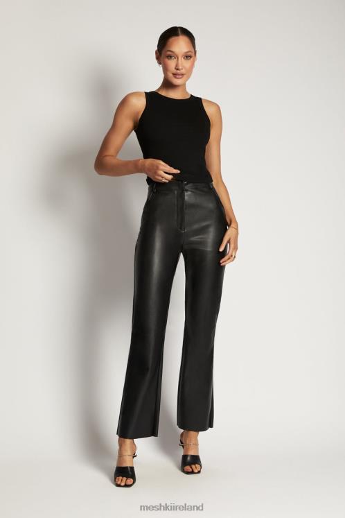 Meshki Zanna Ribbed Tank Top Clothing Black 6DX22908