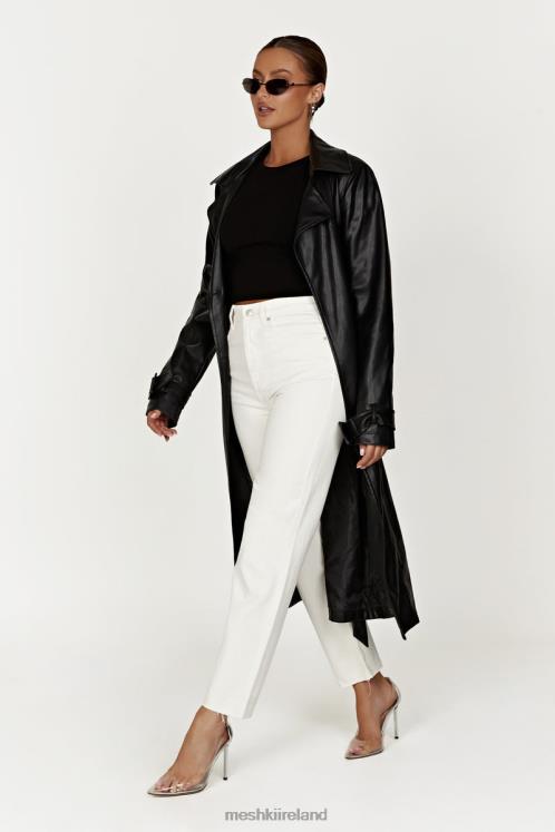 Meshki Zanna Ribbed Tank Top Clothing Black 6DX22908