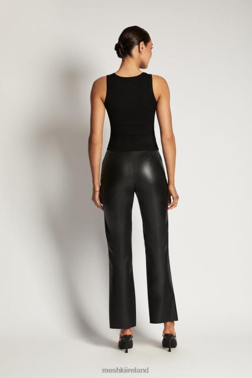 Meshki Zanna Ribbed Tank Top Clothing Black 6DX22908