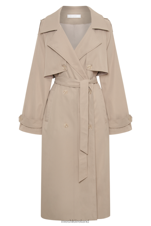 Meshki Andreas Oversized Trench Coat Clothing Beige 6DX221625