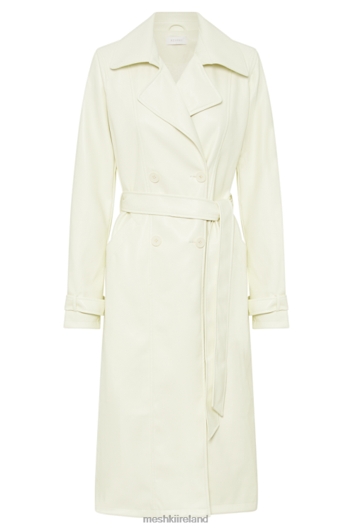 Meshki Isla Pu Trench Clothing Vanilla 6DX221631