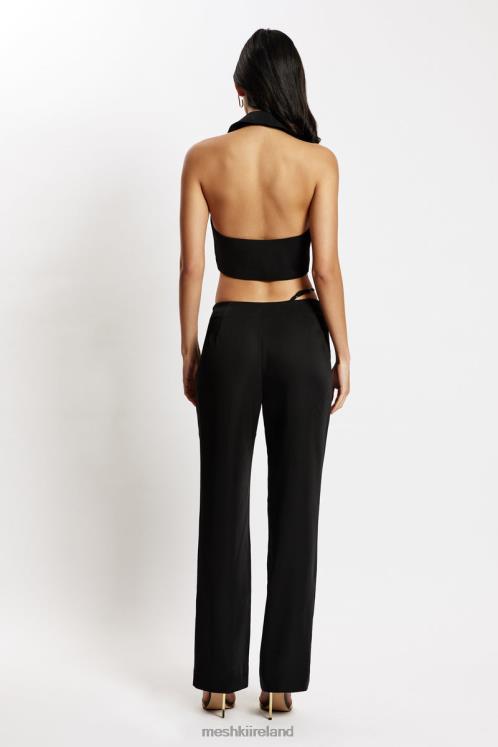 Meshki Semara Cropped Waistcoat Clothing Black 6DX221155