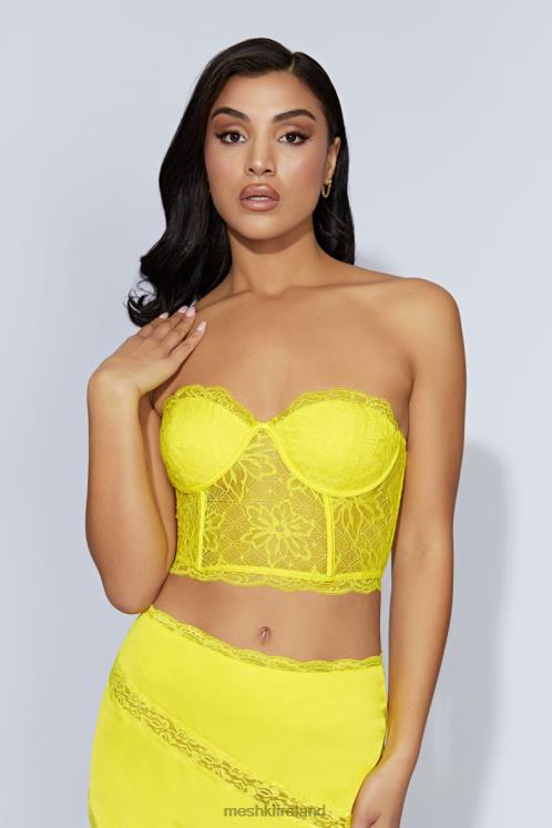 Meshki Alessandra Lace Corset Clothing Fresh Green 6DX221071