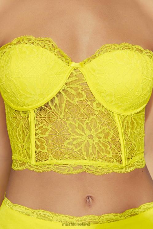 Meshki Alessandra Lace Corset Clothing Fresh Green 6DX221071