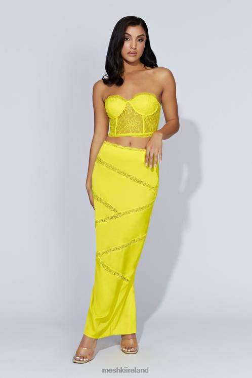 Meshki Alessandra Lace Corset Clothing Fresh Green 6DX221071