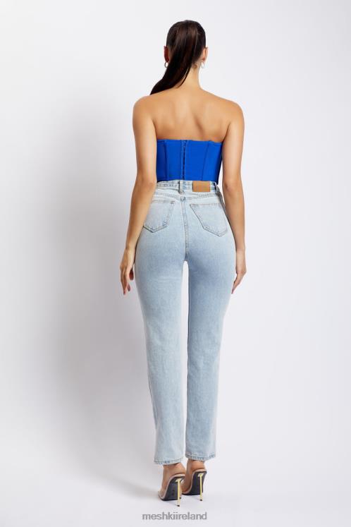 Meshki Allie Mesh Corset Clothing Cobalt Blue 6DX221179