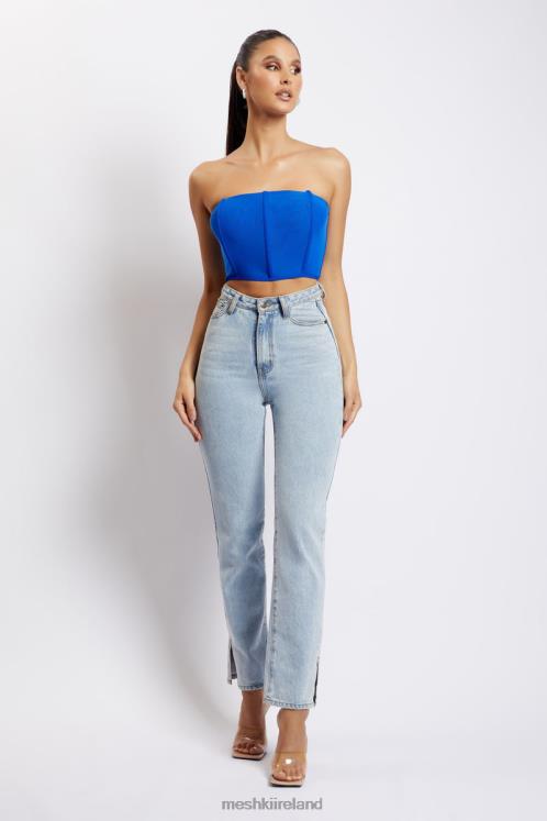 Meshki Allie Mesh Corset Clothing Cobalt Blue 6DX221179