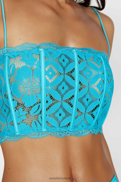 Meshki Bellamy Scallop Lace Bodice Clothing Aquamarine 6DX221043