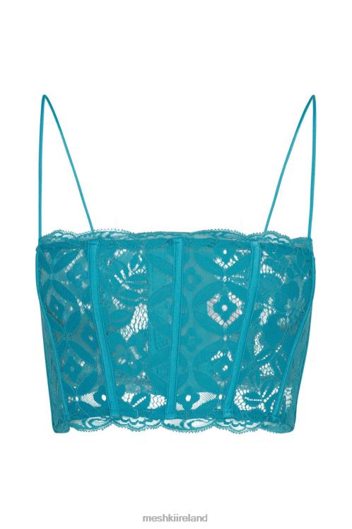 Meshki Bellamy Scallop Lace Bodice Clothing Aquamarine 6DX221043