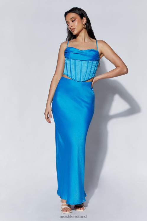 Meshki Cyra Corset Top Clothing Azure Blue 6DX221068