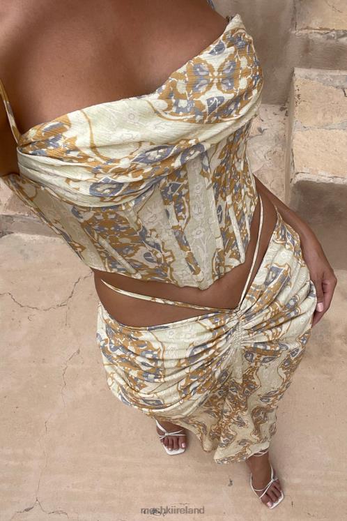 Meshki Cyra Corset Top Clothing Persian Print 6DX22972