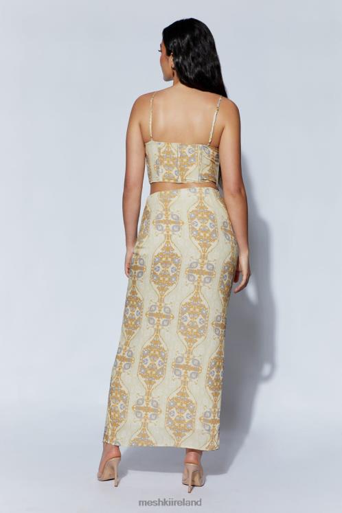 Meshki Cyra Corset Top Clothing Persian Print 6DX22972