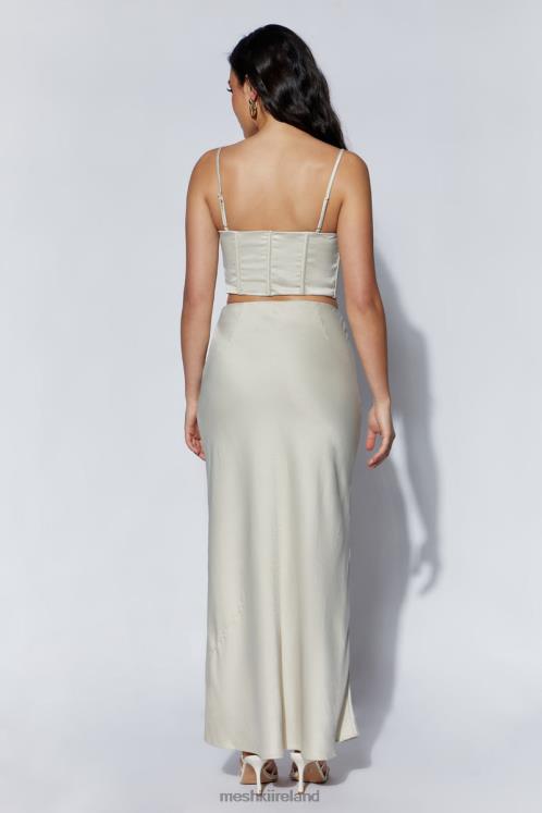 Meshki Cyra Corset Top Clothing Wheat 6DX221054