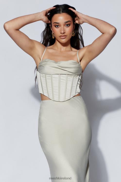 Meshki Cyra Corset Top Clothing Wheat 6DX221054