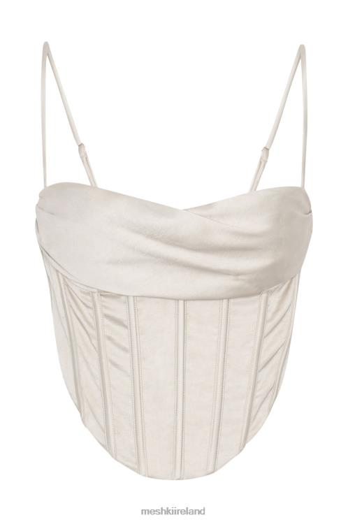 Meshki Cyra Corset Top Clothing Wheat 6DX221054